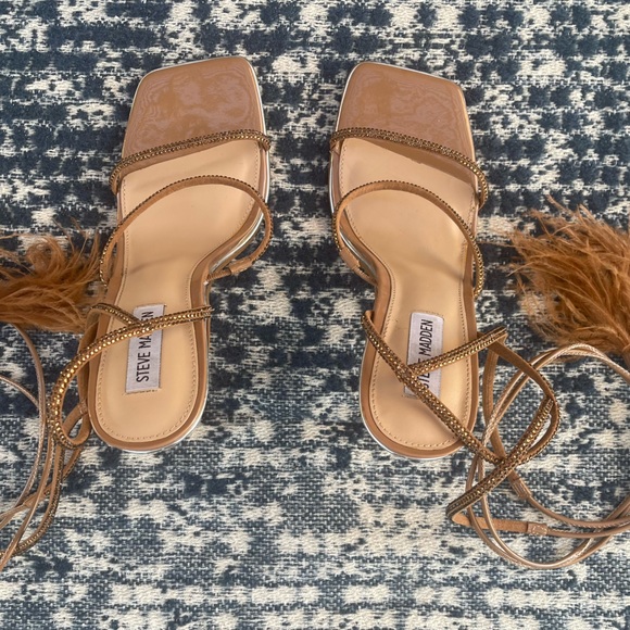 Steve Madden Upgrade Lace Up Sandals Size 10 - Picture 5 of 7